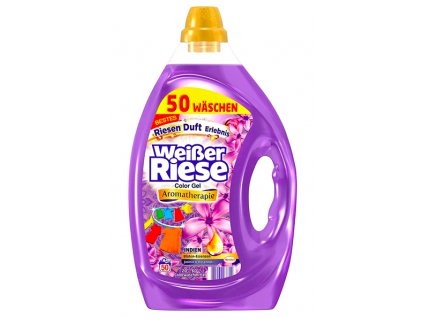 Weisser Riese Indie jasmín & růžové dřevo color prací gel 50 dávek, 2,5l